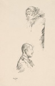 Schizzi di Miss Philip e Mr. A. Studd da James Abbott McNeill Whistler