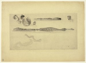 Schizzi sulla piastra del Coast Survey da James Abbott McNeill Whistler