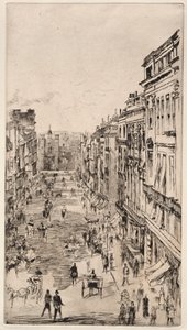 Via San Giacomo da James McNeill Whistler