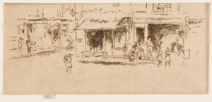 Piazza San Giacomo, Houndsditch da James McNeill Whistler