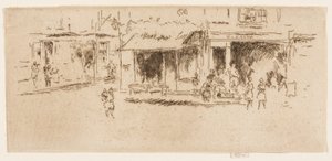 Piazza San Giacomo, Houndsditch da James McNeill Whistler