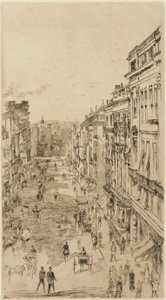 Via di San Giacomo da James Abbott McNeill Whistler