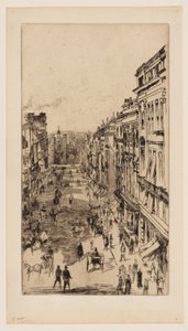 Via San Giacomo da James McNeill Whistler