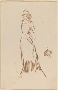 Figura femminile in piedi da James Abbott McNeill Whistler