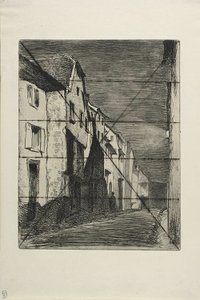 Strada a Saverne da James Abbott McNeill Whistler