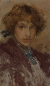 Studio della testa e delle spalle di una ragazza da James McNeill Whistler