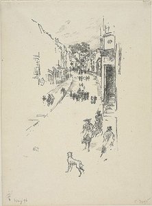 Domenica, Lyme Regis da James Abbott McNeill Whistler