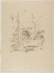 Tête-à-tête in giardino da James McNeill Whistler