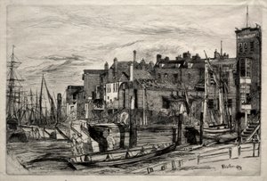 Polizia del Tamigi da James McNeill Whistler