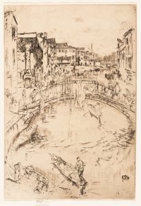 Il Ponte, Santa Marta da James Abbott McNeill Whistler