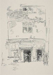 Gli orologiai, Paimpol da James Abbott McNeill Whistler