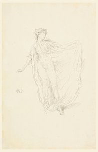 La ragazza danzante, 1890 da James Abbott McNeill Whistler