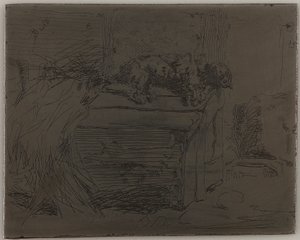 Il cane sul canile da James Abbott McNeill Whistler