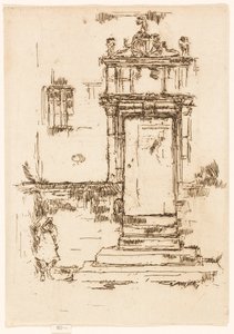La Porta della Cappella, Montrésor da James McNeill Whistler