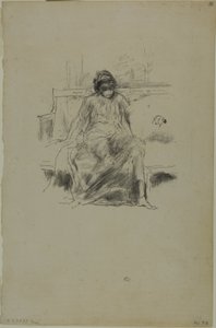 Figura Drappeggiata, Seduta da James Abbott McNeill Whistler