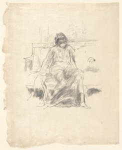 Figura drappeggiata seduta da James Abbott McNeill Whistler