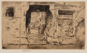Il negozio di pesce, Venezia da James Abbott McNeill Whistler