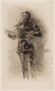 La suonatrice di chitarra (M.W. Ridley) da James Abbott McNeill Whistler