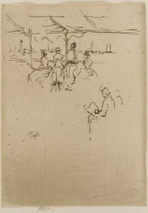 Il molo, mucche da James Abbott McNeill Whistler