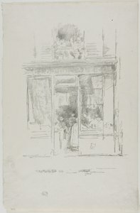 La lavandaia (La Blanchisseuse de la place Dauphine) da James Abbott McNeill Whistler