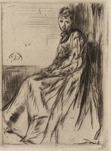 La Lettera (Maud, seduta) da James Abbott McNeill Whistler