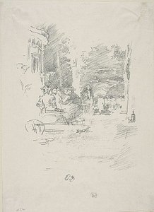 Il piccolo caffè au Bois da James Abbott McNeill Whistler