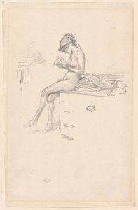 La Piccola Modella Nuda, che Legge da James Abbott McNeill Whistler