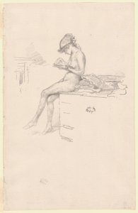 La piccola modella nuda, che legge da James Abbott McNeill Whistler