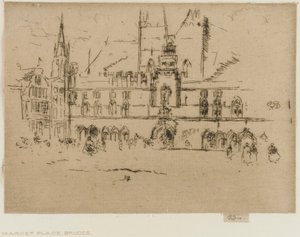 Il mercato, Bruges da James Abbott McNeill Whistler
