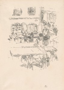Il mercato, Vitré da James Abbott McNeill Whistler