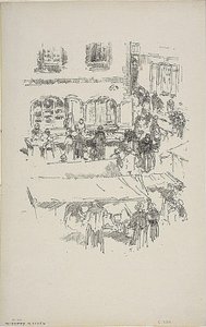 Il Mercato, Vitré da James Abbott McNeill Whistler