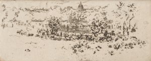 Il Pantheon dalla Terrazza, Giardini del Lussemburgo