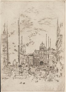 La Piazzetta da James Abbott McNeill Whistler