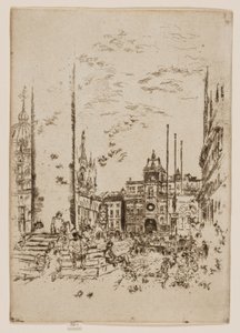 La Piazzetta da James Abbott McNeill Whistler