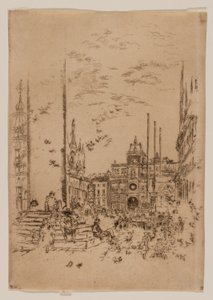 The Piazzetta da James McNeill Whistler