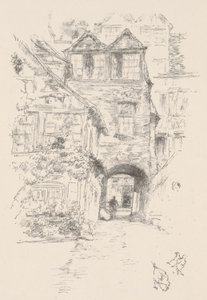 La casa del sacerdote, Rouen da James McNeill Whistler