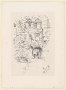 La casa del sacerdote, Rouen da James McNeill Whistler