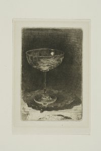 Il bicchiere di vino da James Abbott McNeill Whistler