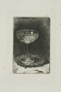 Il bicchiere di vino da James Abbott McNeill Whistler