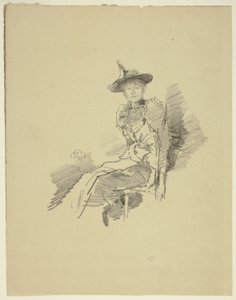 Il cappello alato da James Abbott McNeill Whistler