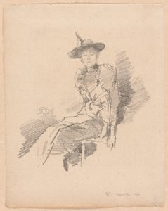 Il cappello alato da James Abbott McNeill Whistler