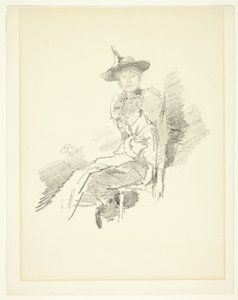 Il cappello alato da James Abbott McNeill Whistler