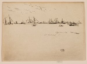 Navi da guerra da James McNeill Whistler