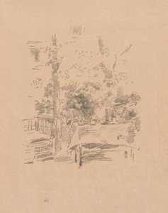 Tête-à-tête nel giardino da James Abbott McNeill Whistler