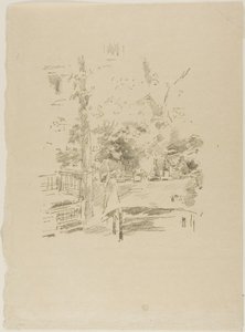 Tête-à-tête in giardino da James McNeill Whistler