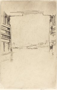 Sotto il Vecchio Ponte di Battersea da James Abbott McNeill Whistler