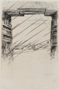Sotto il vecchio ponte di Battersea da James Abbott McNeill Whistler
