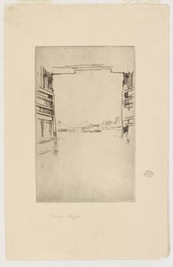 Sotto il vecchio ponte di Battersea da James Abbott McNeill Whistler