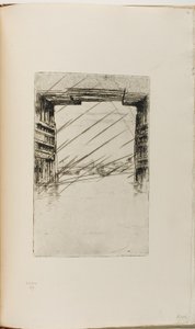 Sotto il Vecchio Ponte di Battersea da James Abbott McNeill Whistler