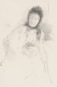 Schizzo incompiuto di Lady Haden da James Abbott McNeill Whistler
